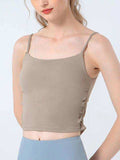 Ruched Sports Cami - Trendsi - Flyclothing LLC