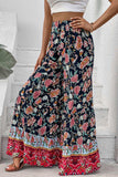 Floral High Waist Palazzo Pants - Trendsi - Flyclothing LLC