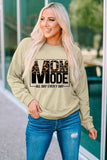 Letter Graphic Leopard Dropped Shoulder Sweatshirt - Trendsi - Flyclothing LLC