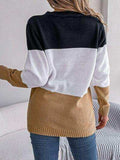 Cable-Knit Striped Button Up Cardigan - Trendsi - Flyclothing LLC
