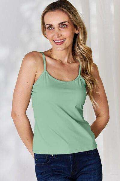Basic Bae Full Size Round Neck Slim Cami - Trendsi - Flyclothing LLC