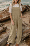 Full Size Wide Leg Front Pocket Jumpsuit - Trendsi - Flyclothing LLC