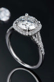3 Carat Moissanite Halo Ring - Trendsi - Flyclothing LLC