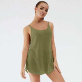 Scoop Neck Spaghetti Strap Knit Cami - Trendsi - Flyclothing LLC