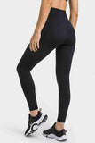 V-Waist Yoga Leggings with Pockets - Trendsi - Flyclothing LLC