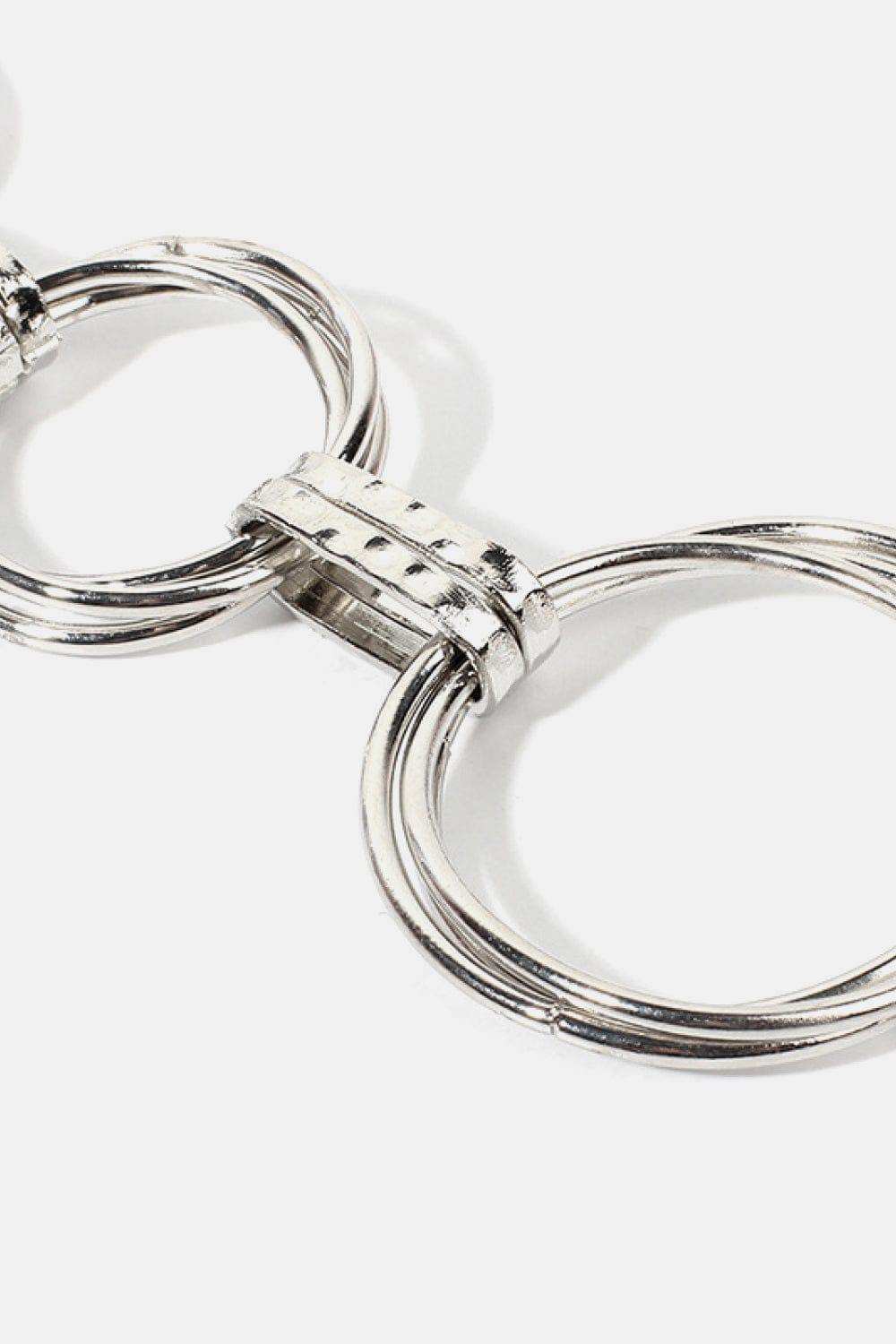 Alloy Chain Circle Shape Belt - Trendsi - Flyclothing LLC