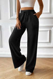 Drawstring Wide Leg Pants with Pocketed - Trendsi - Flyclothing LLC