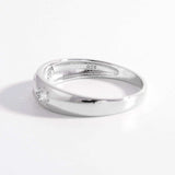 925 Sterling Silver Inlaid Zircon Ring - Trendsi - Flyclothing LLC