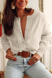 Round Neck Long Sleeve Cardigan - Trendsi - Flyclothing LLC