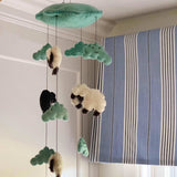 Blue Felt Counting Sheep Mobile - Global Groove - Global Groove - Flyclothing LLC