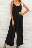 Spaghetti Strap Scoop Neck Jumpsuit - Trendsi - Flyclothing LLC