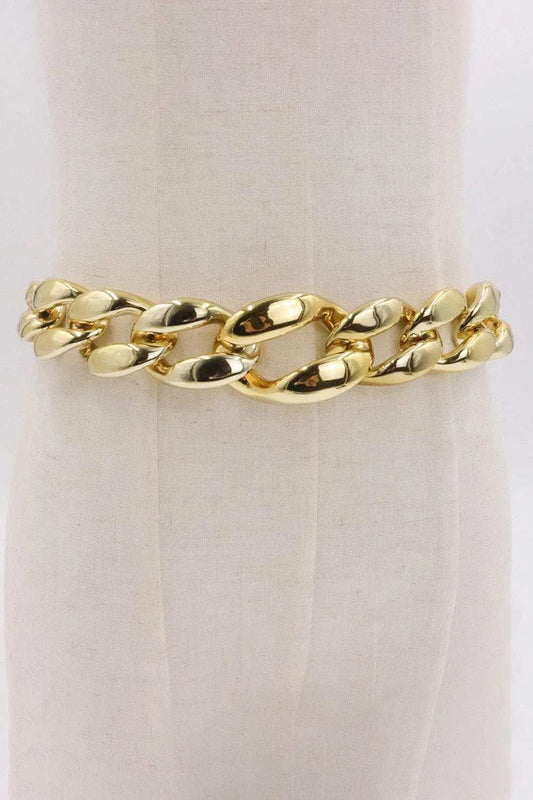 Acrylic Chain Belt - Trendsi - Flyclothing LLC