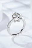 Limitless Love Platinum-Plated Moissanite Ring - Trendsi - Flyclothing LLC