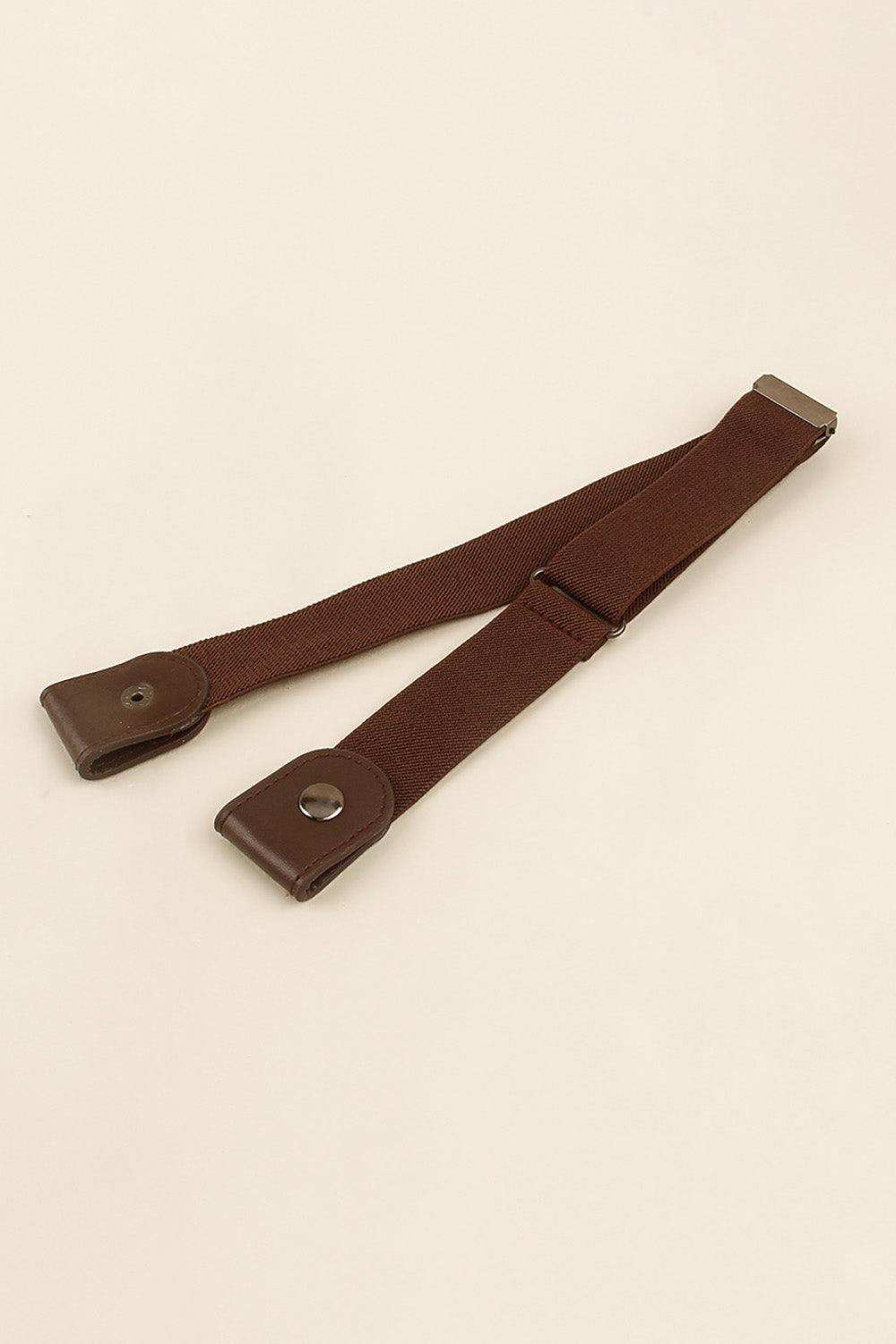 PU Elastic Snap Closure Belt - Trendsi - Flyclothing LLC
