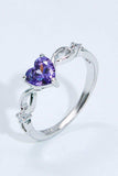 Crystal Heart 925 Sterling Silver Ring - Trendsi - Flyclothing LLC