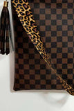 PU Leather Shoulder Bag with Tassel - Trendsi - Flyclothing LLC