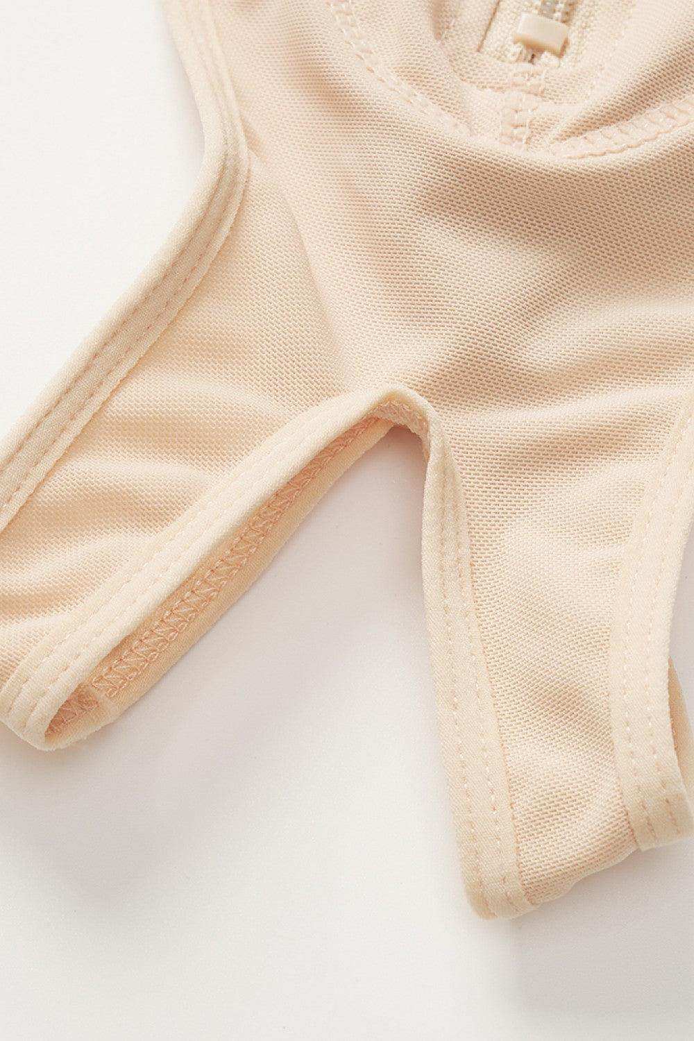 Full Size Adjustable Strap Zip-Up Shaping Bodysuit - Trendsi - Flyclothing LLC