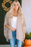 Open Front Dolman Sleeve Cardigan - Trendsi - Flyclothing LLC