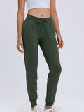 Double Take Tied Joggers with Pockets - Trendsi - Flyclothing LLC