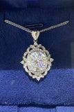 5 Carat Moissanite 925 Sterling Silver Necklace - Trendsi - Flyclothing LLC