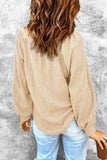 Square Neck Waffle-Knit Top - Trendsi - Flyclothing LLC