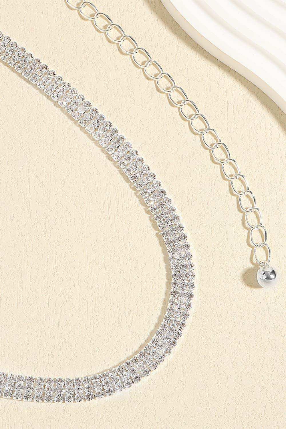 Rhinestones Alloy Belt - Trendsi - Flyclothing LLC