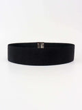 Alloy Buckle Elastic Belt - Trendsi - Flyclothing LLC