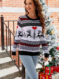 Christmas Round Neck Sweater - Trendsi - Flyclothing LLC