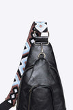 Take A Trip PU Leather Sling Bag - Trendsi - Flyclothing LLC