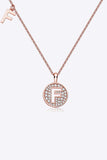 Moissanite A to J Pendant Necklace - Trendsi - Flyclothing LLC