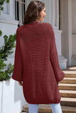 Open Front Longline Cardigan - Trendsi - Flyclothing LLC