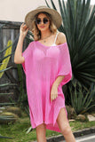 Openwork Side Slit Cover-Up Dress - Trendsi - Flyclothing LLC