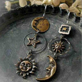 Star, Sun, and Moon Earrings - Trendsi - Flyclothing LLC