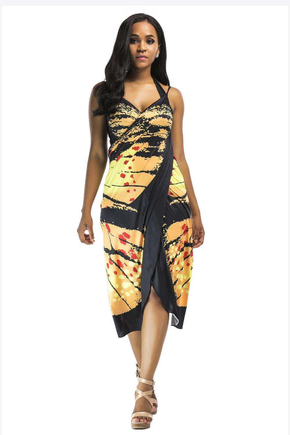 Butterfly Spaghetti Strap Cover Up - Trendsi - Flyclothing LLC
