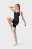 Wide Strap Active Romper - Trendsi - Flyclothing LLC