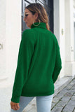 Turtleneck Rib-Knit Sweater - Trendsi - Flyclothing LLC
