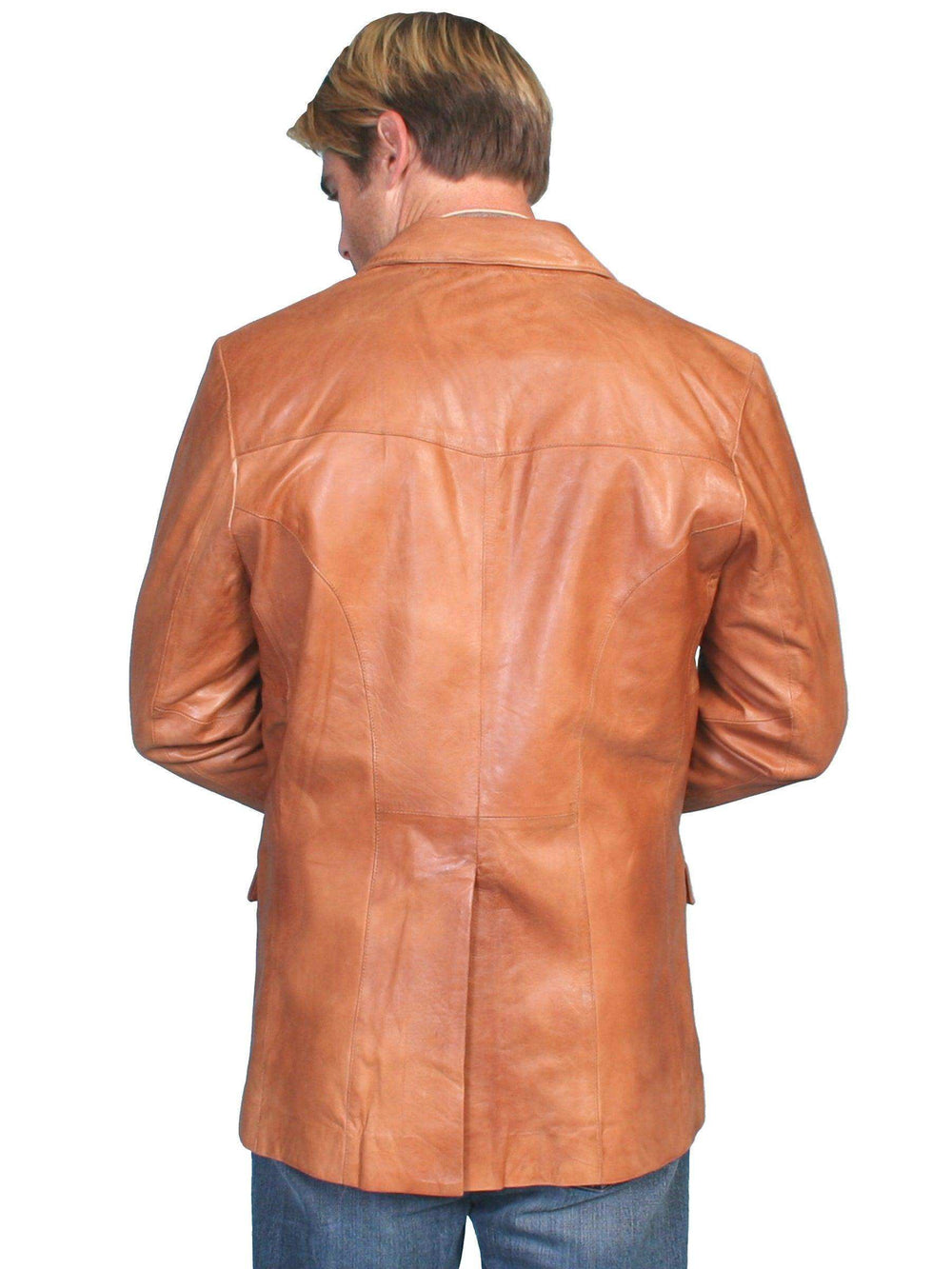 Scully RANCH TAN WESTERN BLAZER SINGLE PT - Scully Leather - Flyclothing LLC