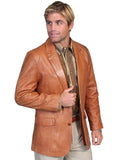 Scully RANCH TAN WESTERN BLAZER SINGLE PT - Scully Leather - Flyclothing LLC