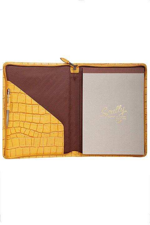 Scully YELLOW ZIP LETTER SIZE PAD - Scully Leather - Flyclothing LLC