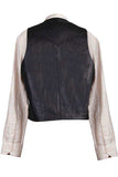 Scully BLACK WESTERN VEST/SINGLE POINT - Scully Leather - Flyclothing LLC