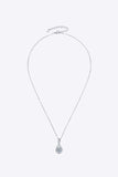 2 Carat Moissanite 925 Sterling Silver Necklace - Trendsi - Flyclothing LLC