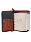 Scully DARK BRN JUNIOR ZIP PADFOLIO - Scully Leather - Flyclothing LLC