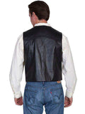Scully BLACK /SOFT TOUCH LAMB LAPEL VEST - Scully Leather - Flyclothing LLC