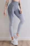 Gradient High Waist Sports Leggings - Trendsi - Flyclothing LLC
