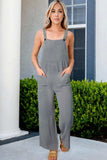 Square Neck Sleeveless Jumpsuit with Pocket - Trendsi - Flyclothing LLC