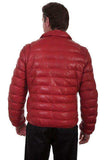Scully RED LAMB RIBBED LEATHER JACKET - Scully Leather - Flyclothing LLC