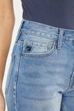 Kancan High Waist Chewed Up Straight Mom Jeans - Trendsi - Flyclothing LLC