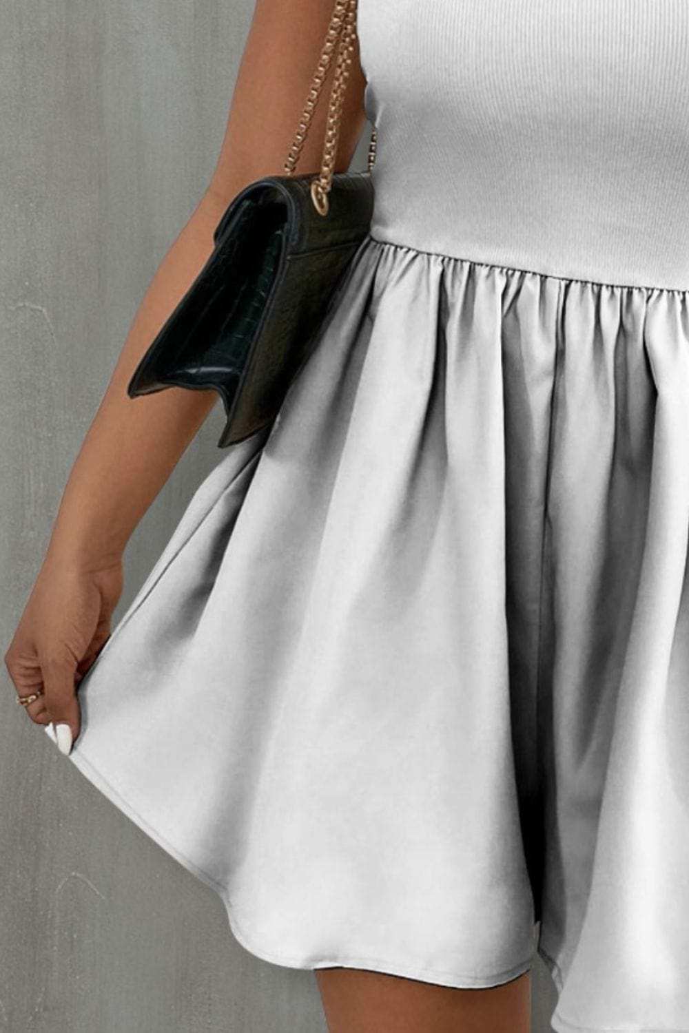 Pocketed Tube Wide Leg Romper - Trendsi - Flyclothing LLC