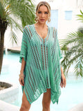 Side Slit Dolman Sleeve Cover-Up - Trendsi - Flyclothing LLC
