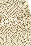 Fame Cutout Woven Straw Hat - Trendsi - Flyclothing LLC